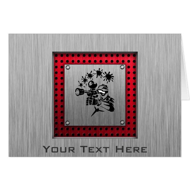 Penseelmetalen blik Paintball (Voorkant Horizontaal)