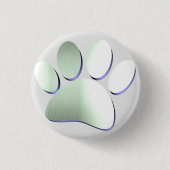 Penseelmetalen dog afdrukken ronde button 3,2 cm (Voorkant)