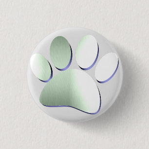 Penseelmetalen dog afdrukken ronde button 3,2 cm