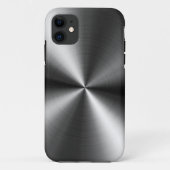 Penseelmetalen stalen draden Case-Mate iPhone case (Achterkant)