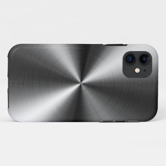 Penseelmetalen stalen draden Case-Mate iPhone case (Achterkant (horizontaal))