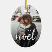 Penseelnoel | Persoonlijke foto Keramisch Ornament (Voorkant)