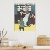 Penseelpap warm, paaspap koud poster (Keuken)