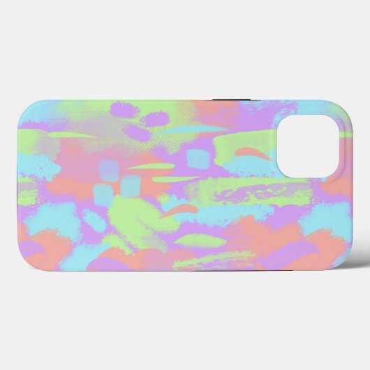Penseelpatroon Case-Mate iPhone Case (Achterkant (horizontaal))