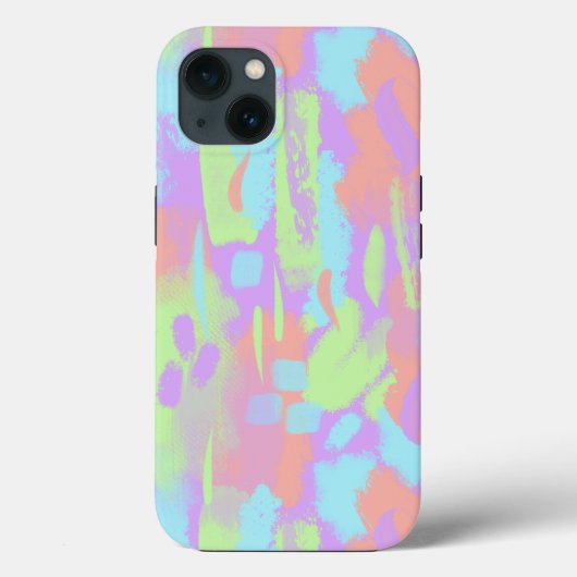 Penseelpatroon Case-Mate iPhone Case (Achterkant)
