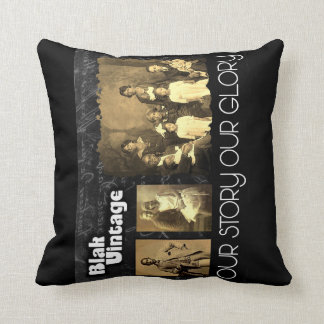 PenseelpolyBlak  kussen met kussen