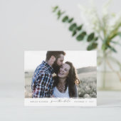 Penseelrand Het Briefkaart Datum opslaan (Staand voorkant)