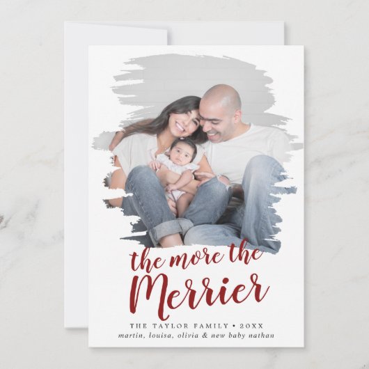 Penseelrood meer de aankondiging van de Merrier Bi (Voorkant)