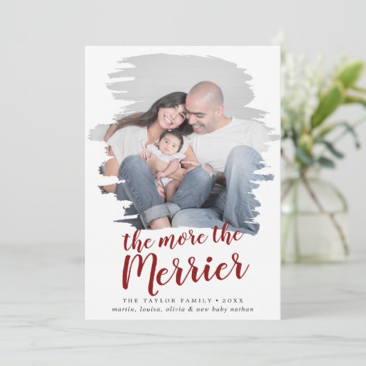 Penseelrood meer de aankondiging van de Merrier Bi (Staand voorkant)