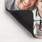 Penseelscript Beste vader ooit foto Muismat (Hoek)