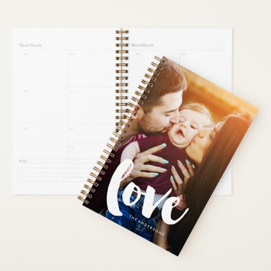Penseelscript "Love" Overlay Foto Planner (Display)