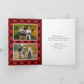 Penseelscript Merry | Vakantiedesfoto-Wenskaart Feestdagen Kaart (Binnen)