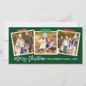 Penseelscript voor prettige kerstcadeautjes met gr feestdagenkaart (Voorkant)