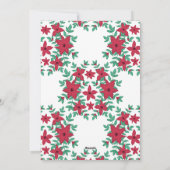 Penseelscript voor prettige kerstfoto's collage feestdagenkaart (Achterkant)