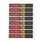 Penseelscript Vrolijk kerstfeest | Plaid vakantief (Vel)