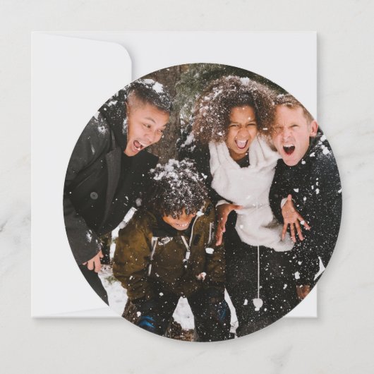 Penseelskunst met kerstversiering in Texas Feestdagenkaart (Achterkant)