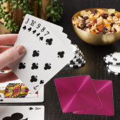 Penseelspeelkaarten voor rood metaal pokerkaarten (Insitu)