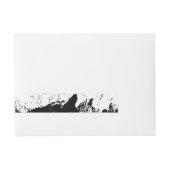 Penseelstreek 10 adreslabel wikkel (Voorkant)