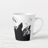 Penseelstreek 10 latte mok (Rechts)