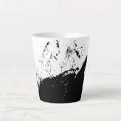 Penseelstreek 10 latte mok (Voorkant)