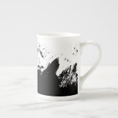 Penseelstreek 10 porselein kop (Rechts)