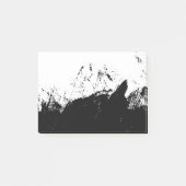 Penseelstreek 10 post-it® notes (Voorkant)