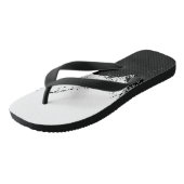 Penseelstreek 10 teenslippers (Schuin)