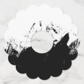 Penseelstreek 10 wijnglaslabel (Voorkant)