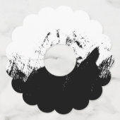 Penseelstreek 10 wijnglaslabel (Achterkant)