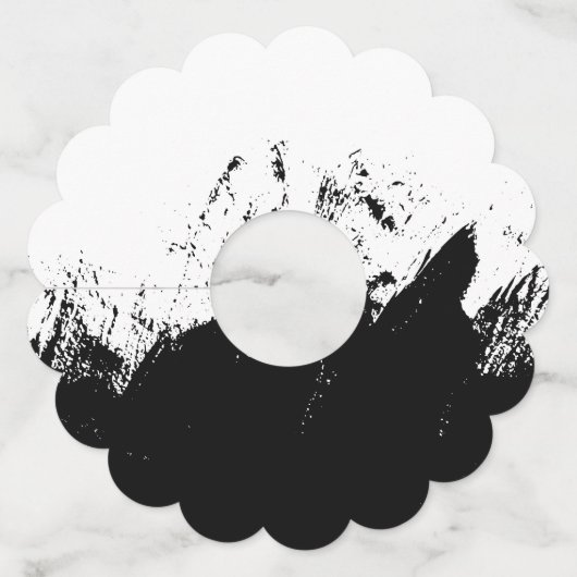 Penseelstreek 10 wijnglaslabel (Achterkant)