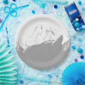 Penseelstreek 11 papieren bordje (Feest)