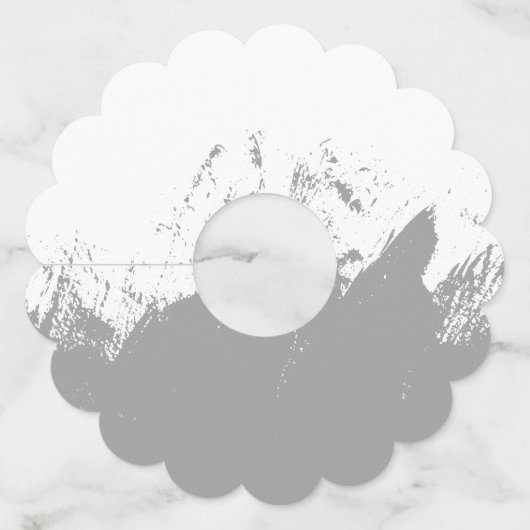 Penseelstreek 11 wijnglaslabel (Voorkant)