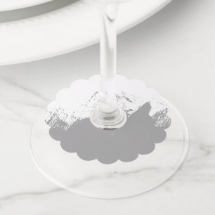 Penseelstreek 11 wijnglaslabel