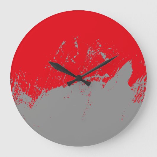 Penseelstreek 12 grote klok (Voorkant)