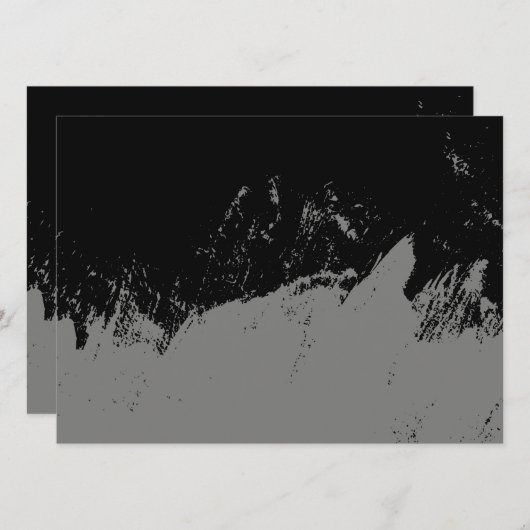 Penseelstreek 2 feestdagenkaart (Voorkant / Achterkant)