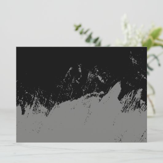 Penseelstreek 2 feestdagenkaart (Staand voorkant)