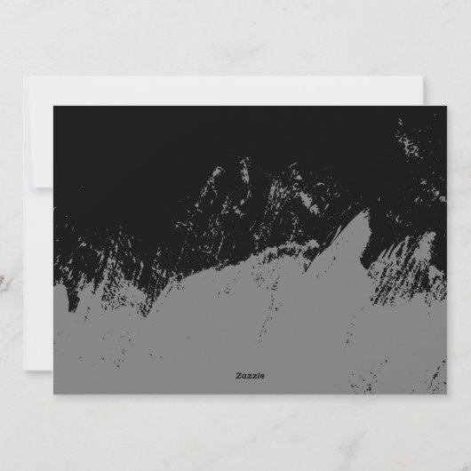 Penseelstreek 2 feestdagenkaart (Achterkant)