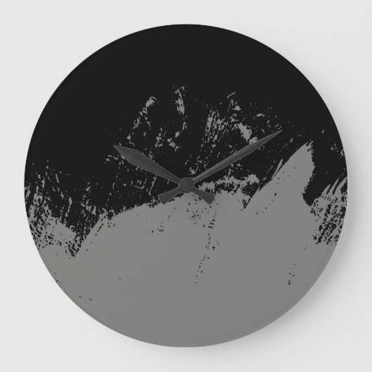 Penseelstreek 2 grote klok (Voorkant)