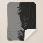 Penseelstreek 2 sherpa deken (Voorkant)