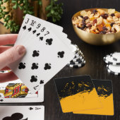 Penseelstreek 3 pokerkaarten (Insitu)