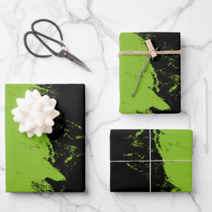 Penseelstreek 5 inpakpapier vel