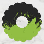 Penseelstreek 5 wijnglaslabel (Voorkant)