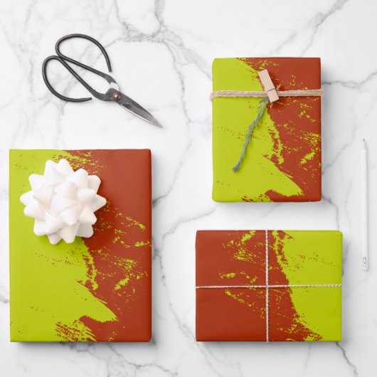 Penseelstreek 6 inpakpapier vel (Voorkant)