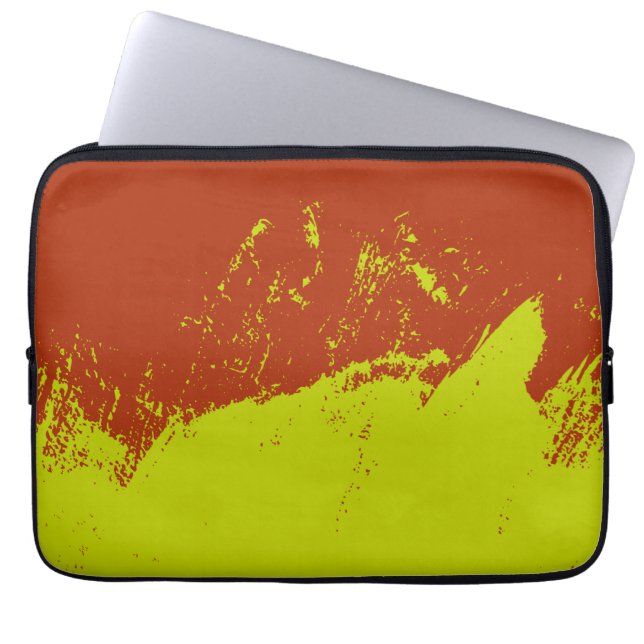 Penseelstreek 6 laptop sleeve (Voorkant)