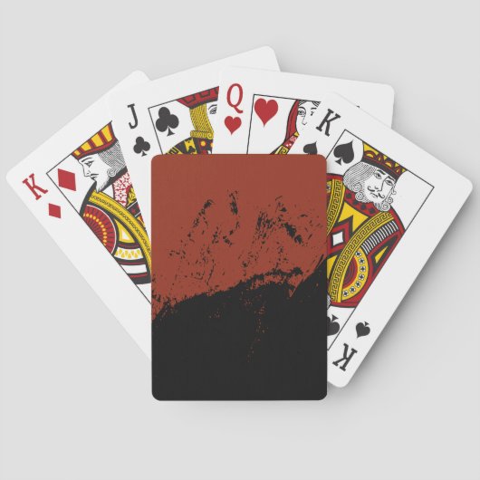 Penseelstreek 7 pokerkaarten (Achterkant)