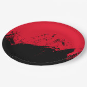 penseelstreek 9 papieren bordje (Gekanteld)