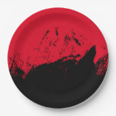 penseelstreek 9 papieren bordje (Voorkant)