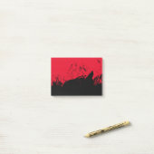 Penseelstreek 9 post-it® notes (Op bureau)