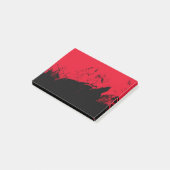 Penseelstreek 9 post-it® notes (Schuin)