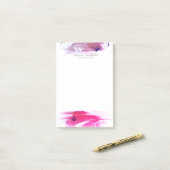 Penseelstreek | Aangepaste notities Post-it® Notes (Op bureau)